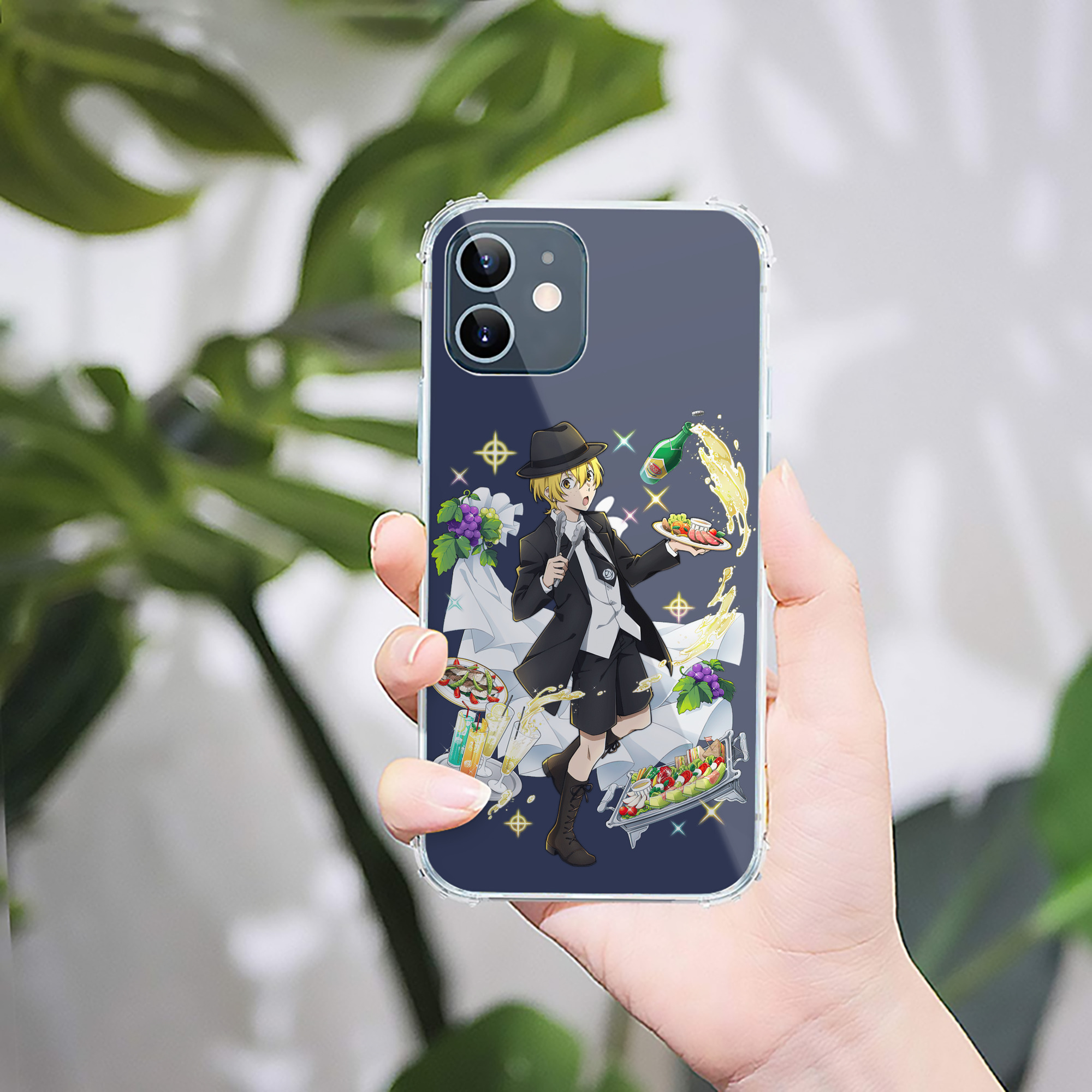 （画像用） 文豪ストレイドッグス Bungo Stray Dogs 【iPhone 12シリーズ対応】透明スマホケース（クリアソフトケース）